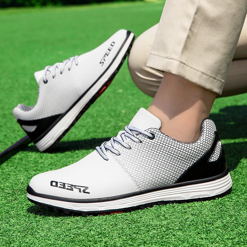 

Best Selling Outdoor Lawn Golf Shoes for Man Professional Man Golf Sneakers Comfortable Walking Shoes Men Non-Slip Walking Shoe