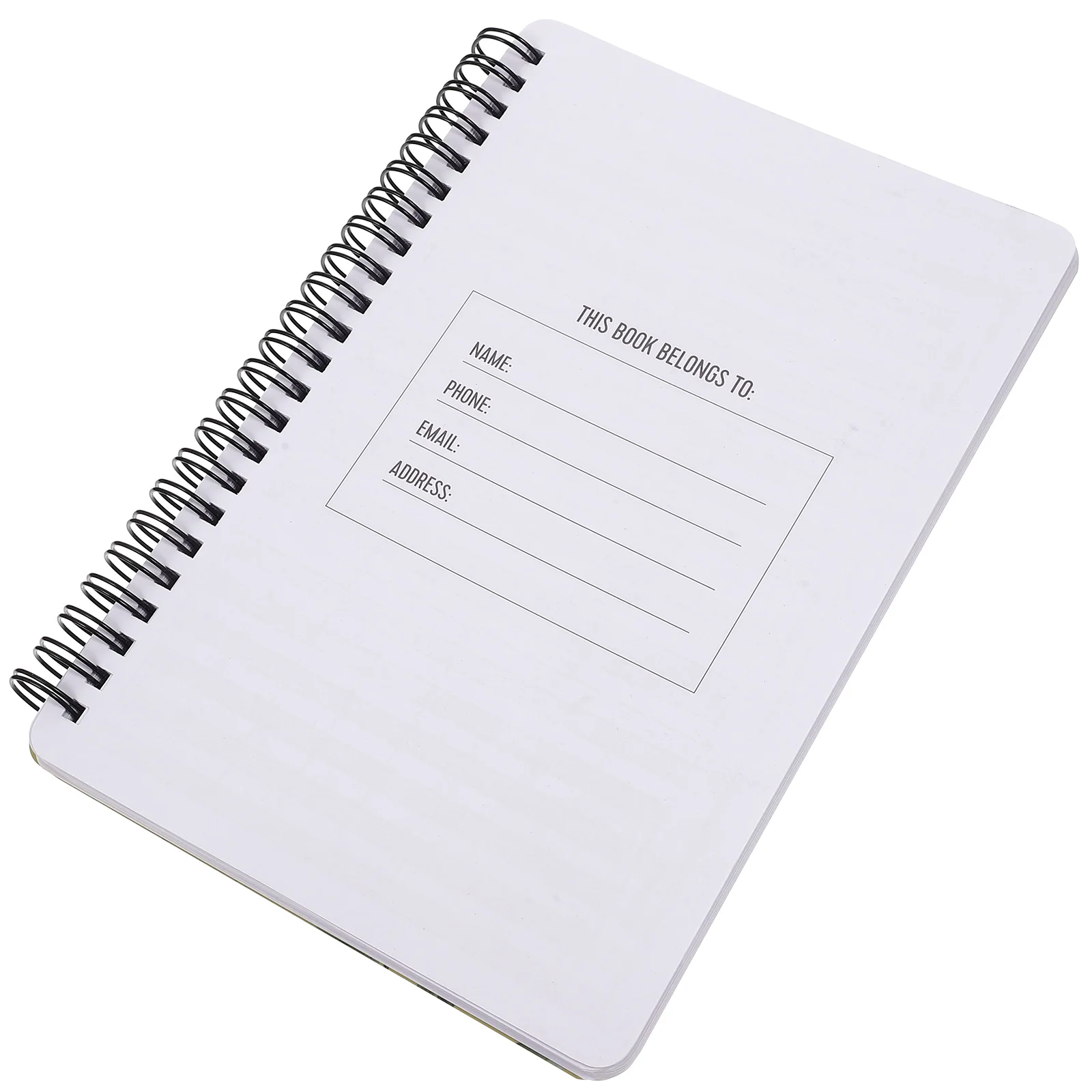 Fitness Punch Book Gym Diary Pocket Notebook Portable Workout Journal Planner for Women Log