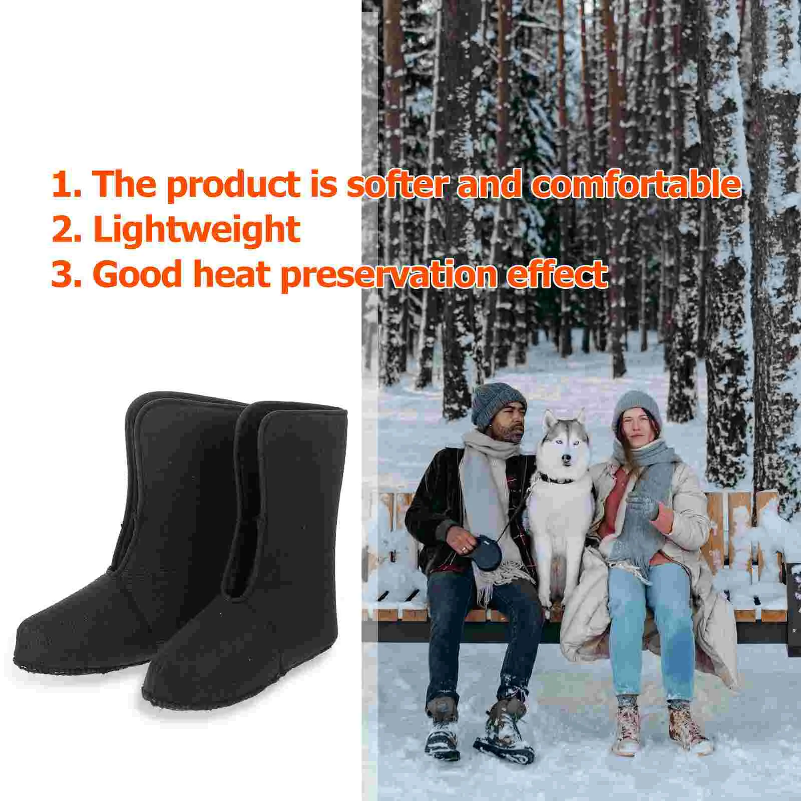 Fishing Boot Lining Women Snow Boots Plush Inner Cover Accessories Warmth Lined Thermal Socks