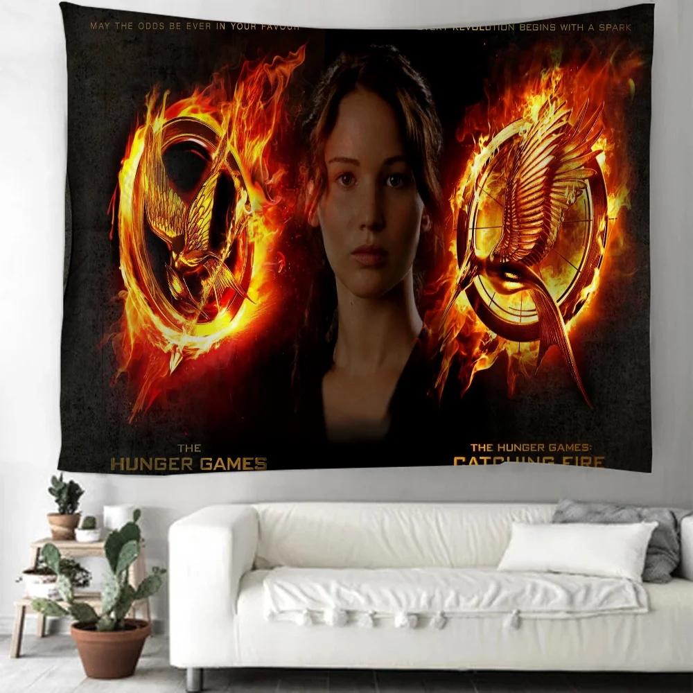 Custom Tapestry Wall Hanging The Hunger Games Tapries Room Decorations for Bedroom Decoration Home Decor Tapestries Aesthetic