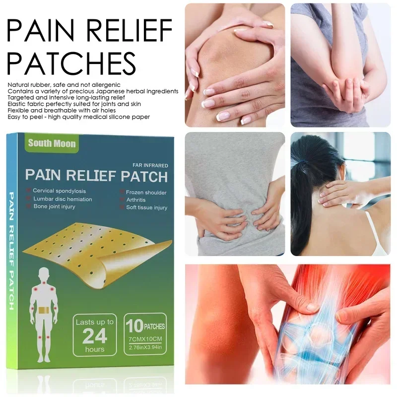 Pain Relief Patch Natural Herbal Chinese Medicine Plaster Cervical Lumbar Shoulder Joint Pain Relief Patches Health Care