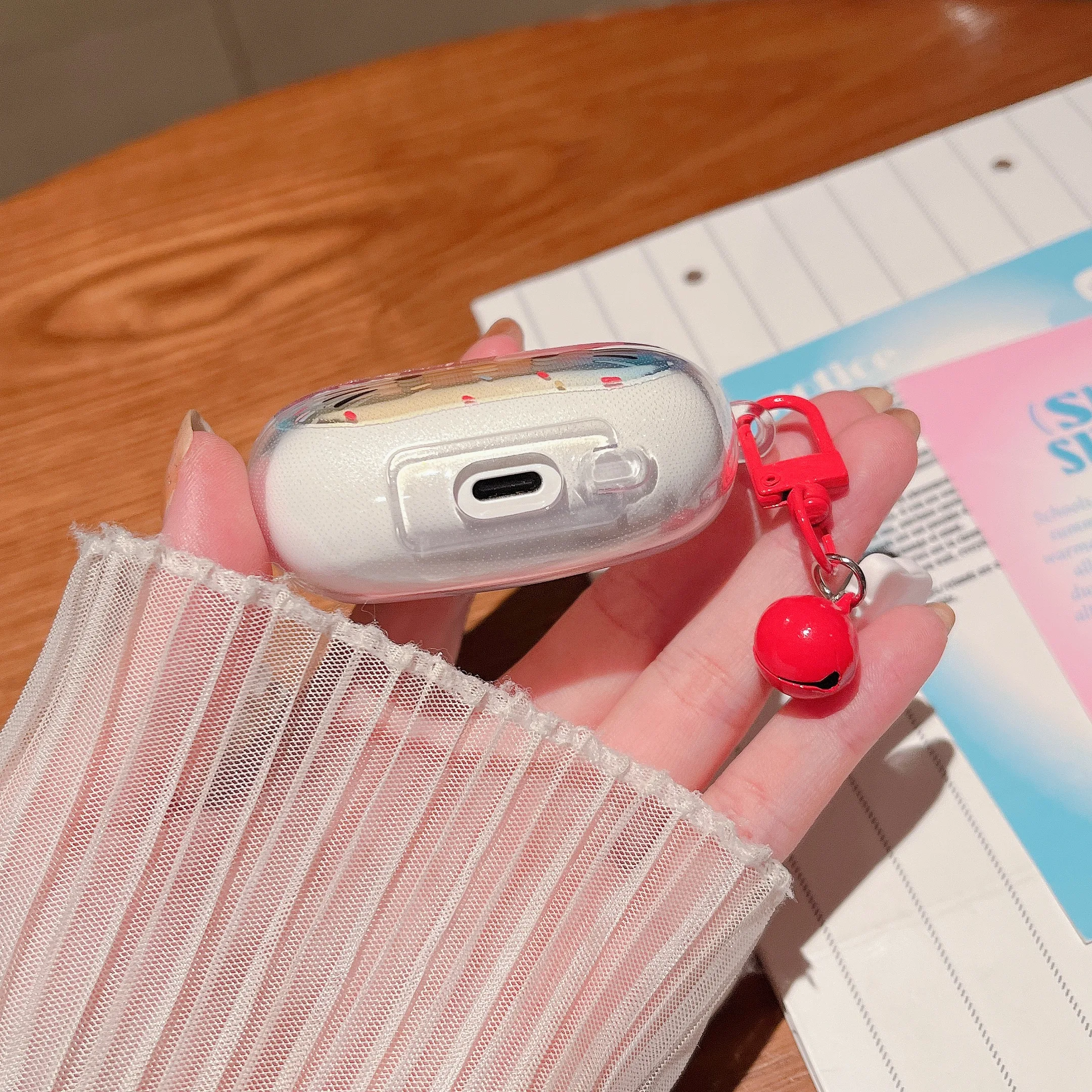 حافظة كرتونية شفافة لهاتف هواوي FreeBuds SE4 ANC / 7i 6i 5i غطاء سماعة أذن FreeBuds Pro3 Pro4 حافظة واقية مضادة للصدمات