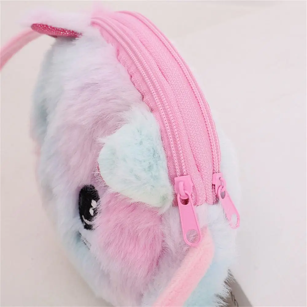 Lovely Rainbow Color Shoulder Bag Mini Soft Cat Handbags Messenger Bag Gift