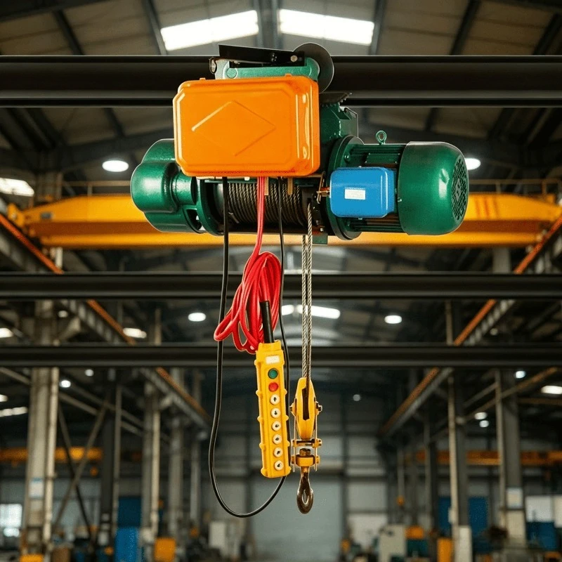 

0.5-2T Electric Hoist Lifting Crane Wire Rope Hoist Winch Handling Warehousing Transportation Equipment