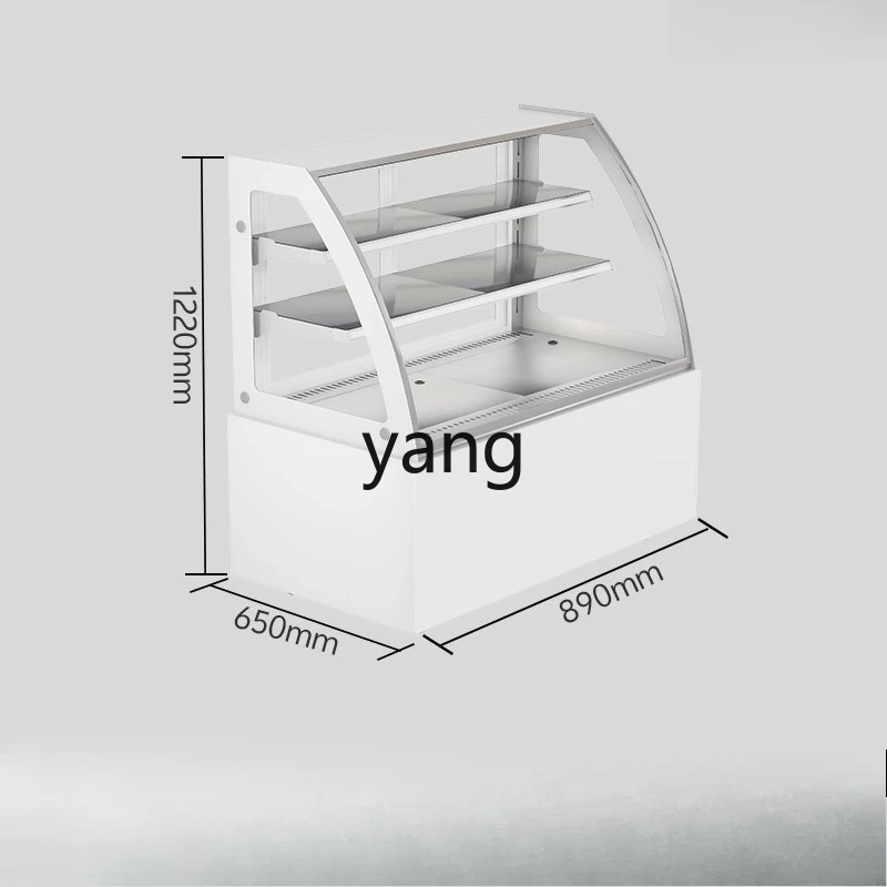 

LMM new air-cooled cake cabinet commercial dessert refrigerated display cabinet milk tea shop