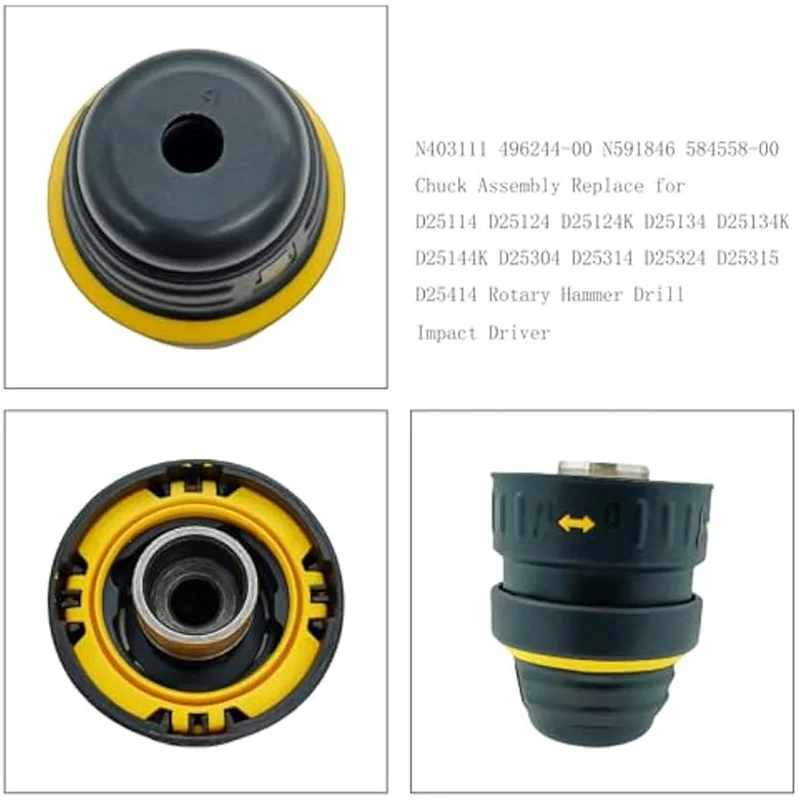 A26F-N403111 496244-00 N591846 584558-00 チャックアセンブリ交換 D25124 ロータリーハンマードリルインパクトドライバー