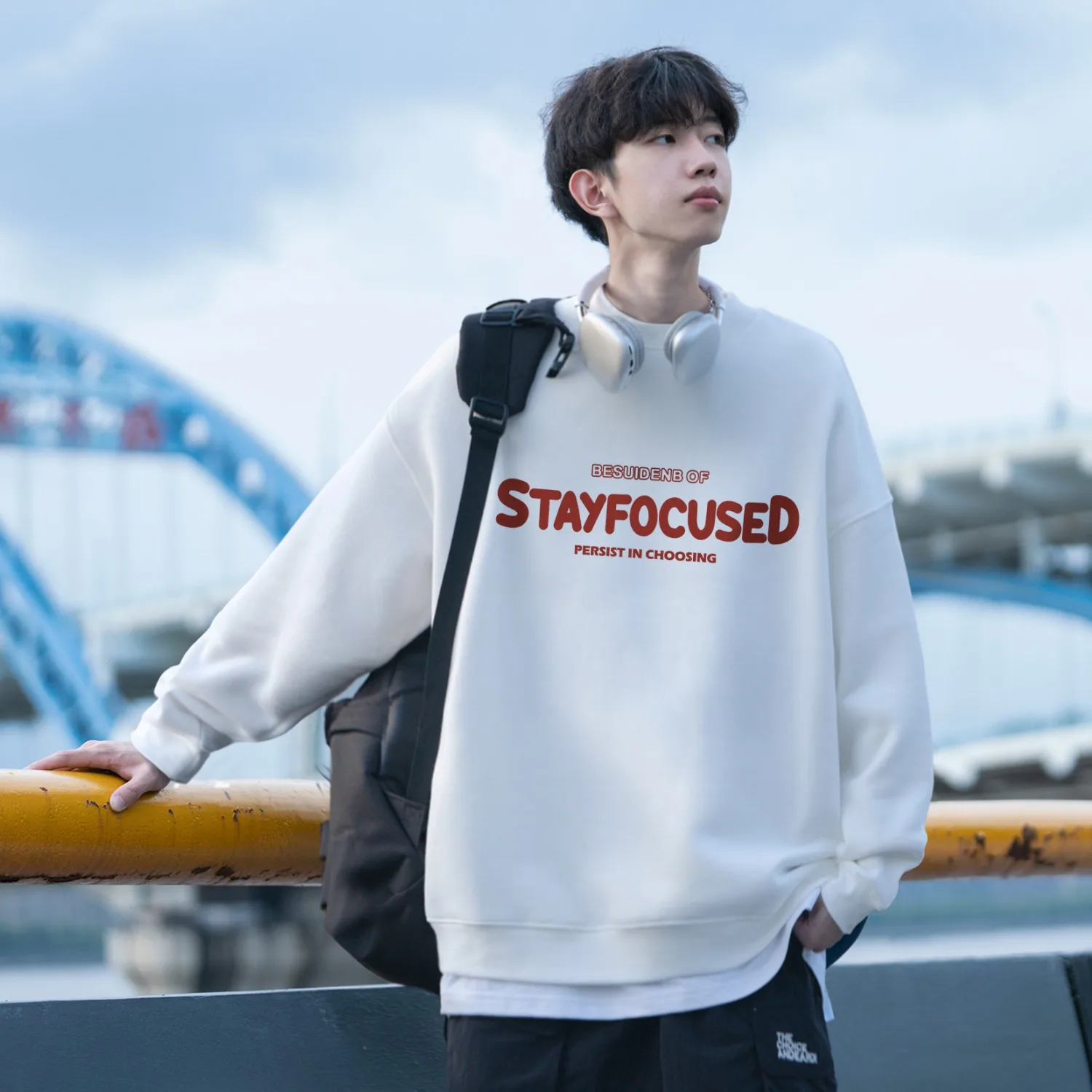 2025 novos moletons casuais masculinos soltos topos de alta qualidade primavera outono quente macio manga comprida camisetas masculino casa ao ar livr