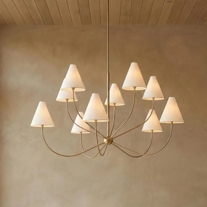 Simple chandelier villa B & B duplex building decoration main lamp