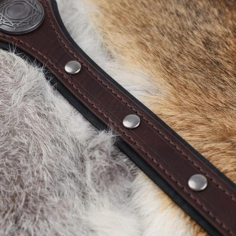 

Victorian Tiaras PU Leather Hairband for Cosplay Parties Music Festival Antique Nordic Hairhoop for Medieval Theme Event