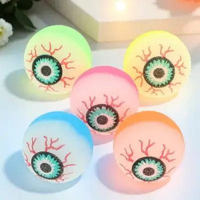 40 قطعة مقل العيون نطاط مخيف لحفلة الهالوين لوازم الديكور كذاب الكرة متنوعة كرات الهالوين الجدة الاطفال هدية