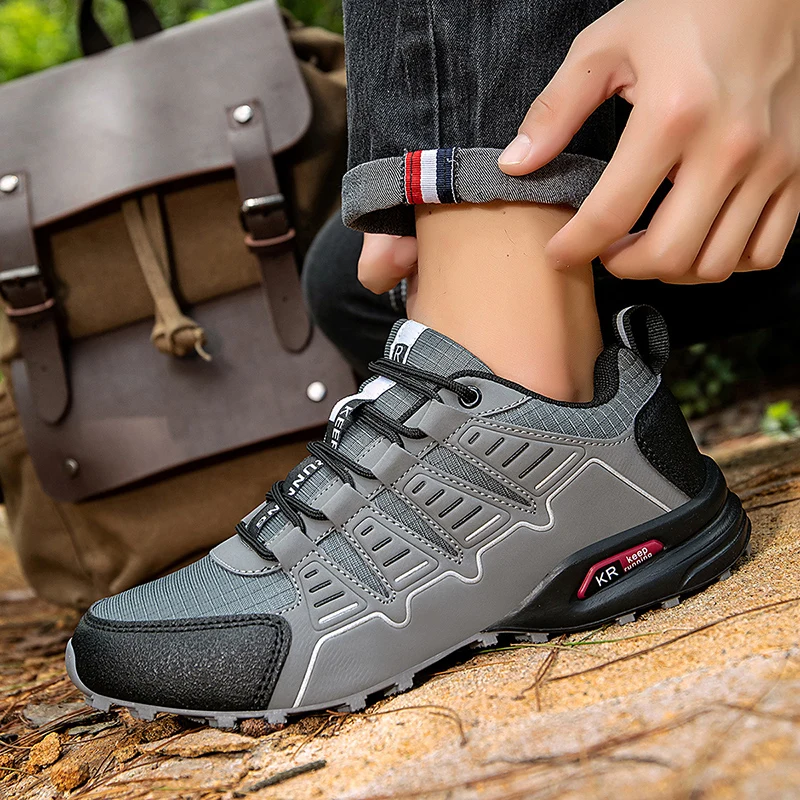Lockless Fahrradschuhe für Herren, rutschfeste Outdoor-Mountain-Cross-Country-Wanderschuhe, atmungsaktive Sportschuhe, Rennradschuhe – Detail 8