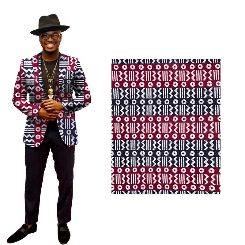 موضة جديدة نسيج الشمع الأفريقي نيجيريا أنقرة الأقمشة كتلة يطبع الباتيك عالية الجودة الخياطة القماش #4