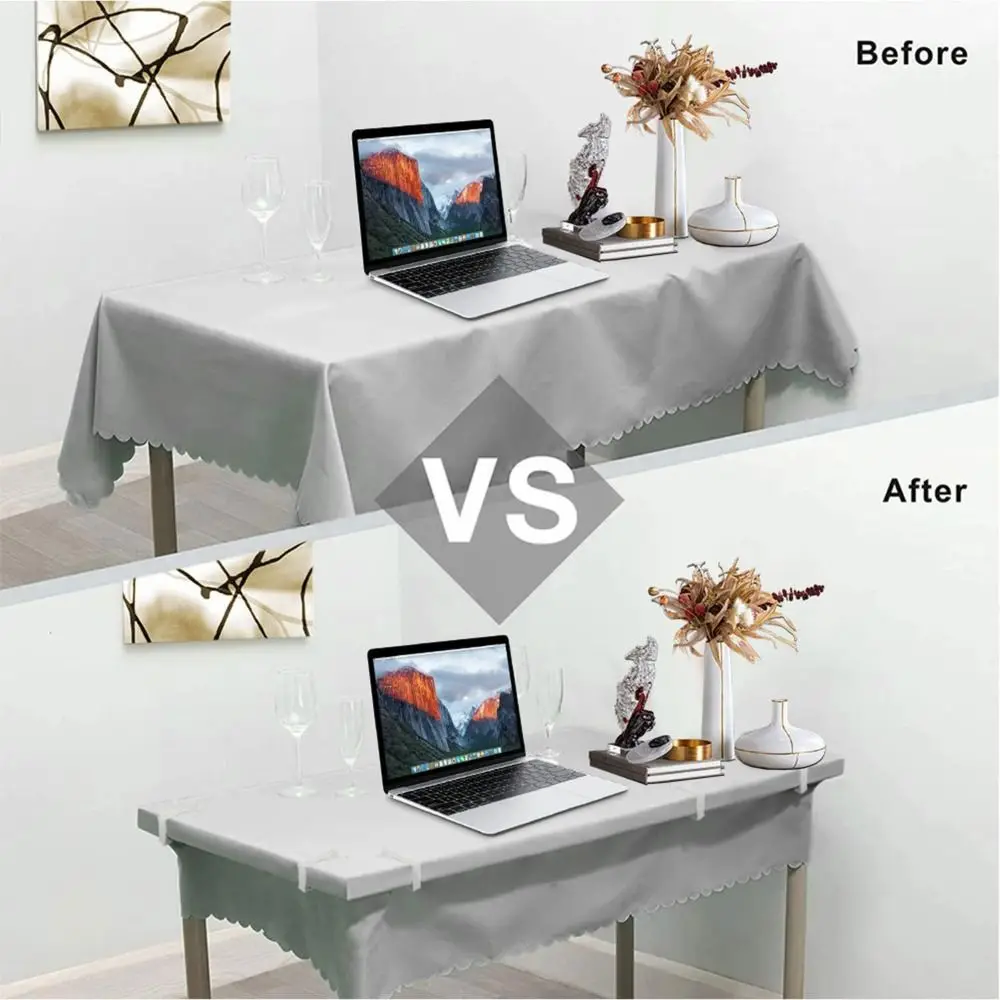 12pcs Stainless Steel Tablecloth Clips Multi-functional Butterfly Shape Table Cloth Holder Universal Picnic Table Clips