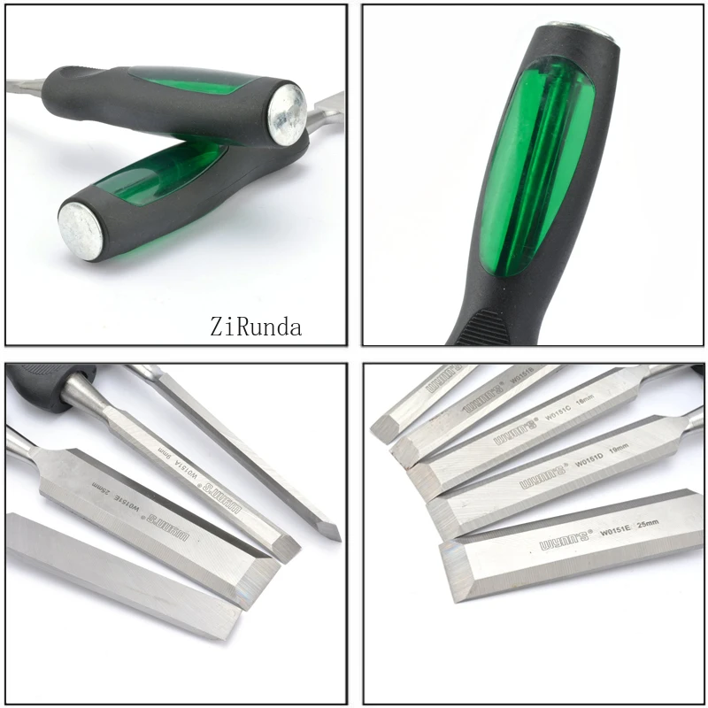 *~ إزميل النجارة عرقوب ثقب، إزميل النجارة عرقوب TPR بلونين، أداة حز النجارة #4