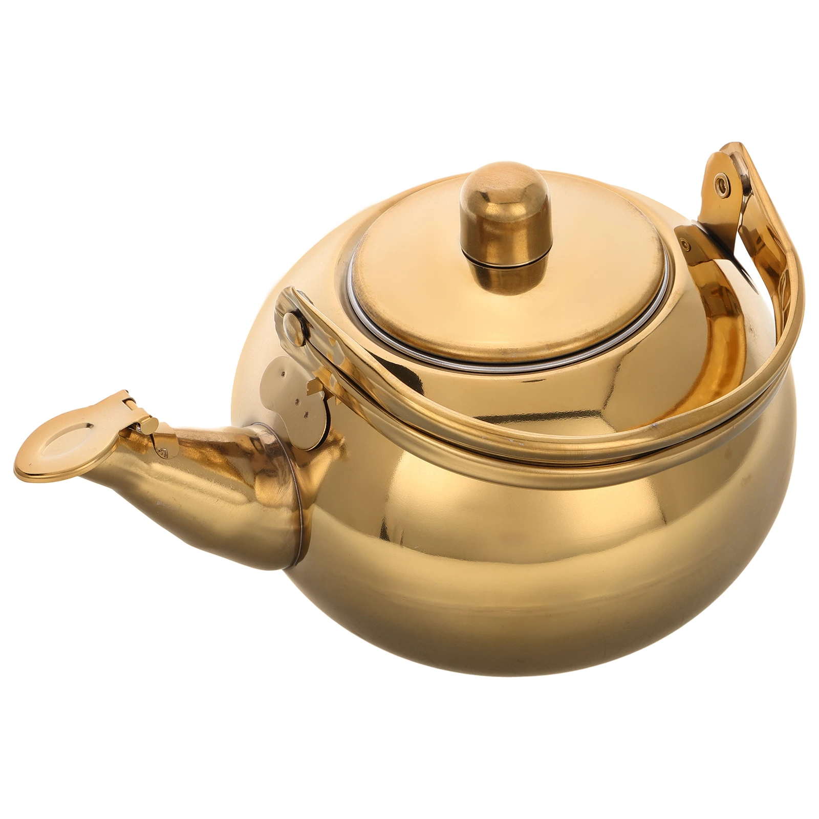 

Stainless Steel Tea Stovetop Coffee Pot With Infuser Boiling Water Kettle For Gas Electric Campfire Kitchen Metal Teapot