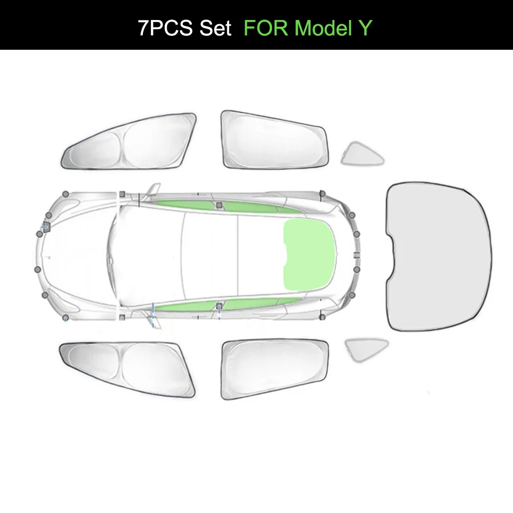 7PCS ModelY 2