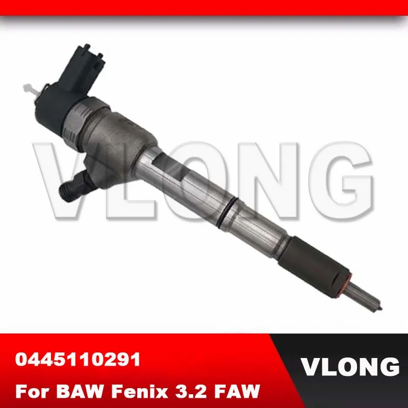 

Genuine New Fuel Injector 0445110291 0445110409 0 445 110 409 Common Rail Injection 1112010-55D for BAW Fenix 3.2 FAW Truck 3TCK