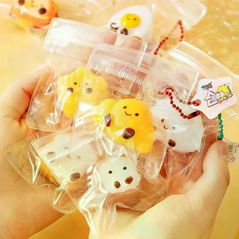 

1/3/5 шт. игрушка-антистресс в виде хлеба, мини-мочи, сенсорная игрушка для снятия стресса, забавный подарок для вечеринок, брелок-подвеска