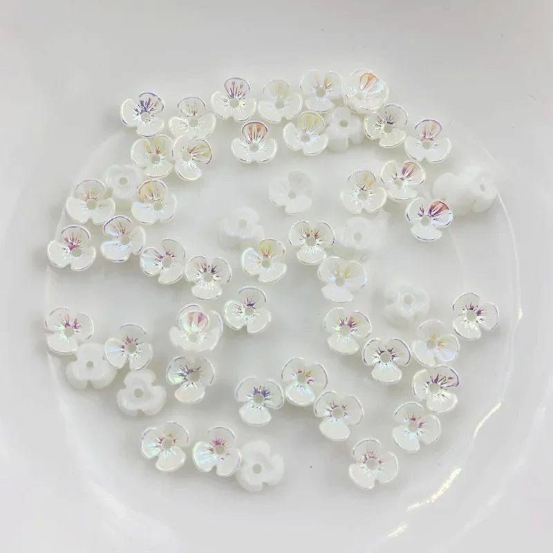 30PCS  fashion Style Nail Art 3D Rose Petal Resin Glazed Flowers Nail Art Accessories Rhinestone Decorations Manicure DIY Tips