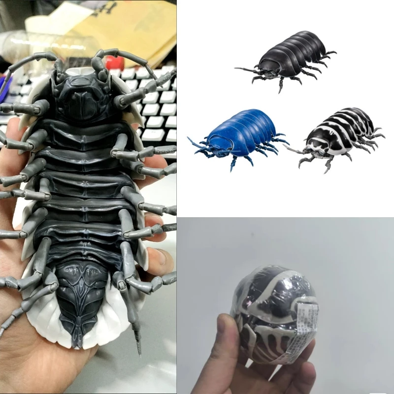 

Bandai Creatures Encyclopedia Pill Bug Armadillidium Vulgare Collectible Display Model Figure Toy Gift