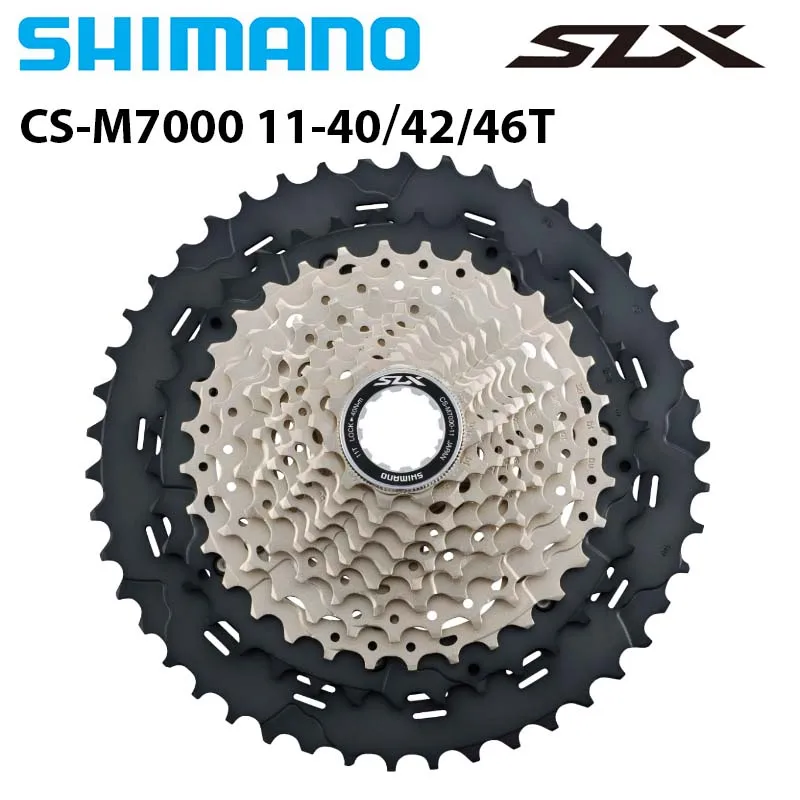 Звездочка для кассеты Shimano SLX CS-M7000 11 Speed 11-40T 42T 46T MTB 11 S HYPERGLIDE-MTB, оригинальные детали для велосипеда
