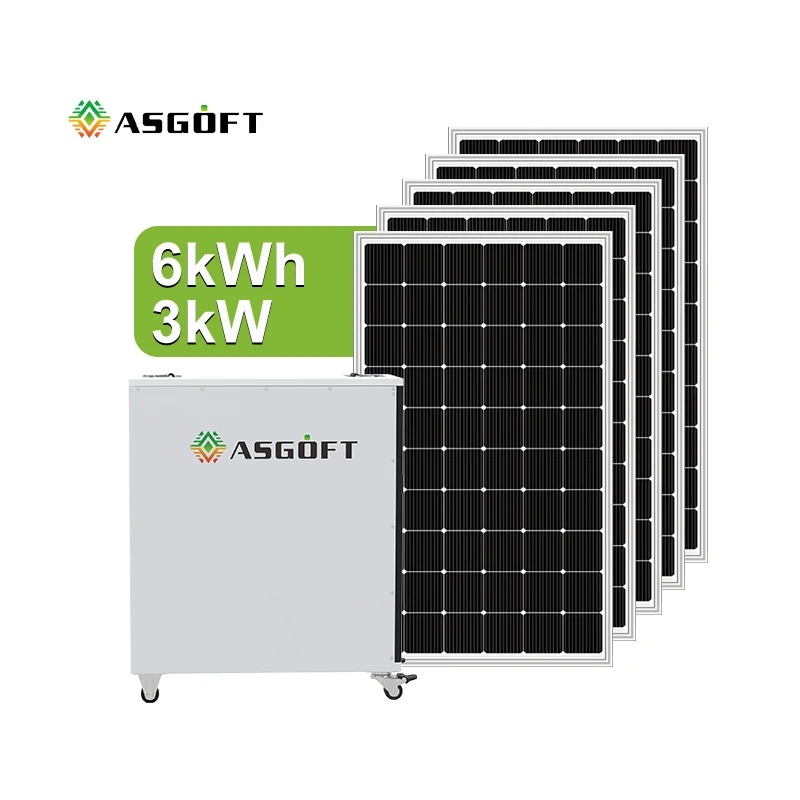 

Asgoft Top10 3kw Solar System Power Station 3000w Generator Lithium Battery Pack Companies Energy Storage for Home