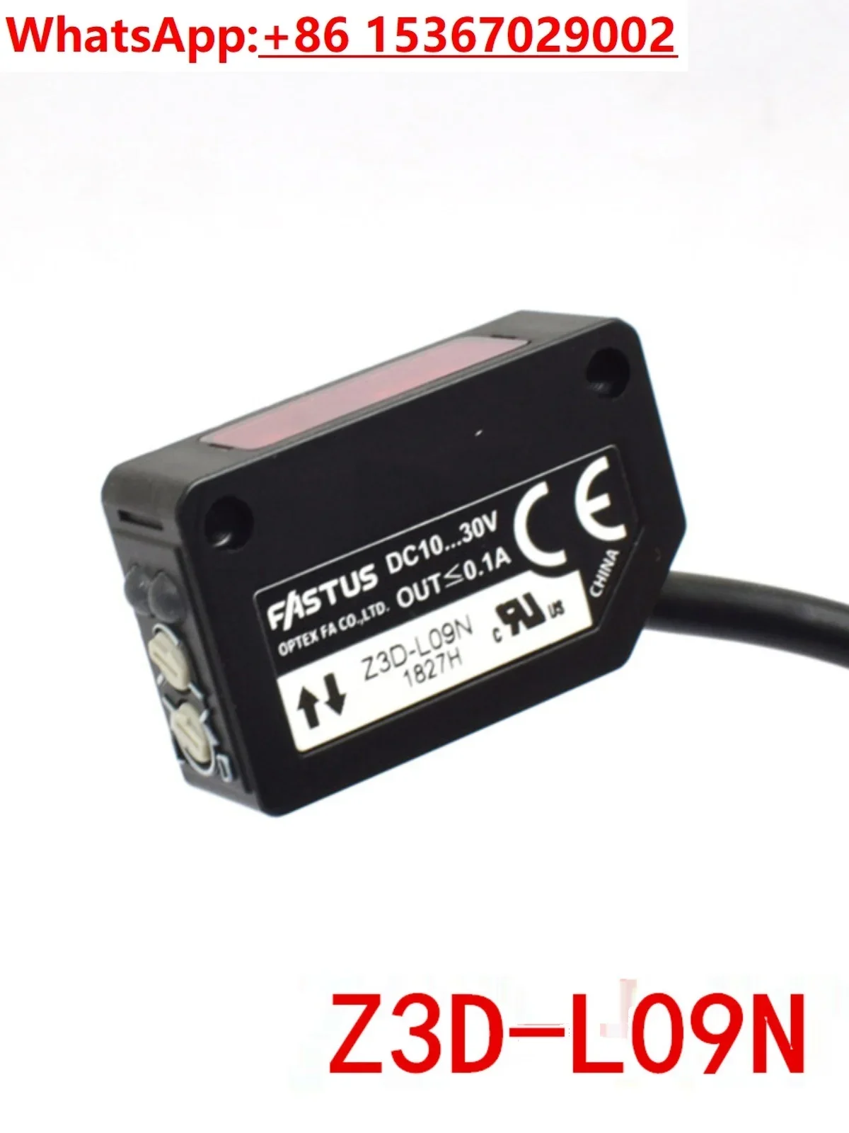 

Original FASTUS Optics photoelectric switch Z3D-L09N photoelectric Z3D-100N three-wire NPN normally open and normally closed