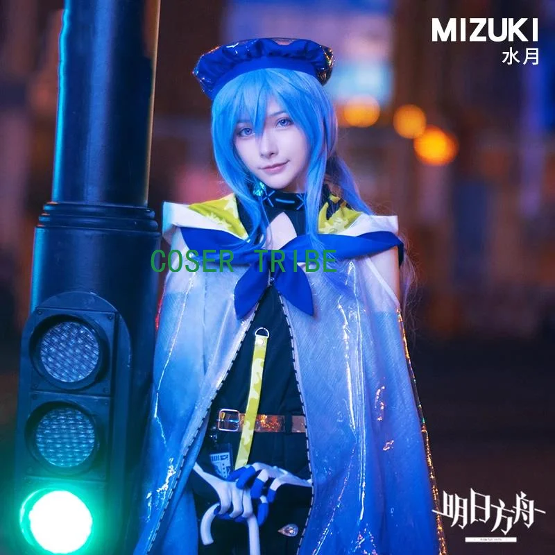 Anime Arknights Mizuki Game Suit Knap Uniform Cosplay Kostuum Halloween Carnaval Party Role Play Outfit Voor Mannen Nieuw