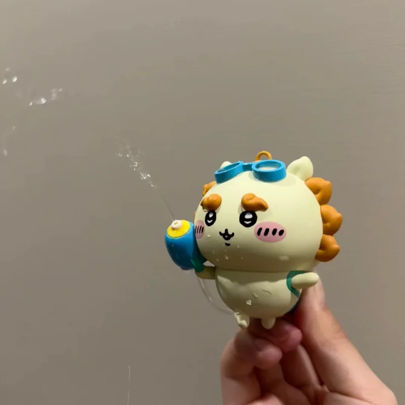 

Genuine Chiikawa Squirt Gun Keychain Blind Box Kawaii Water Gun Charm For Bag & Keys Rakko Shisa Kurimanju Momonga Usagi Fun Toy
