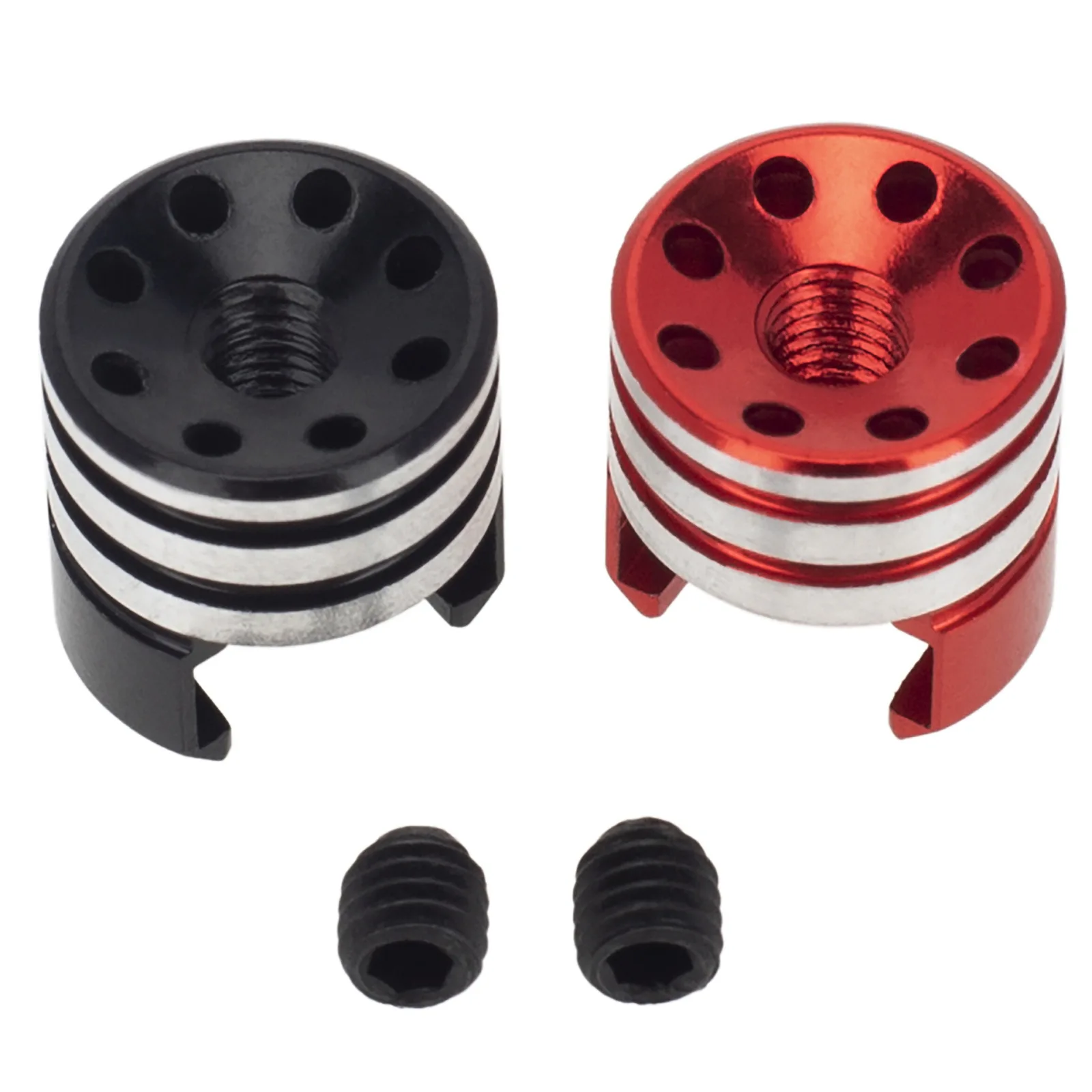 4 ピース/セットバッテリーヒートシンク弾丸プラグ & グリップキット 5.0 ミリメートル 1/10 オフロードトラック RC カーアクセサリーアップグレードパーツ新しい