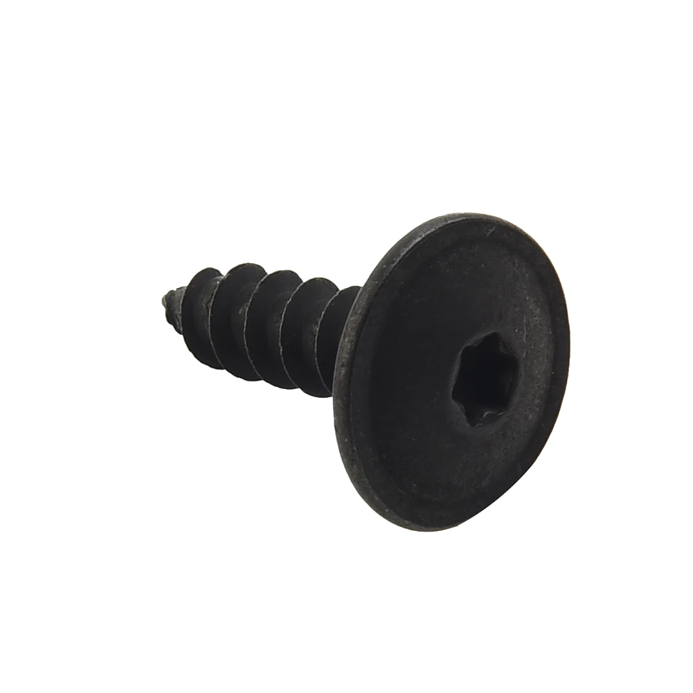 10pcs Car Torx Screws Car Engine Under Cover Torx Screws Fastener Clips Bumper Shield Splash Guard Self-tapping Screws Universal