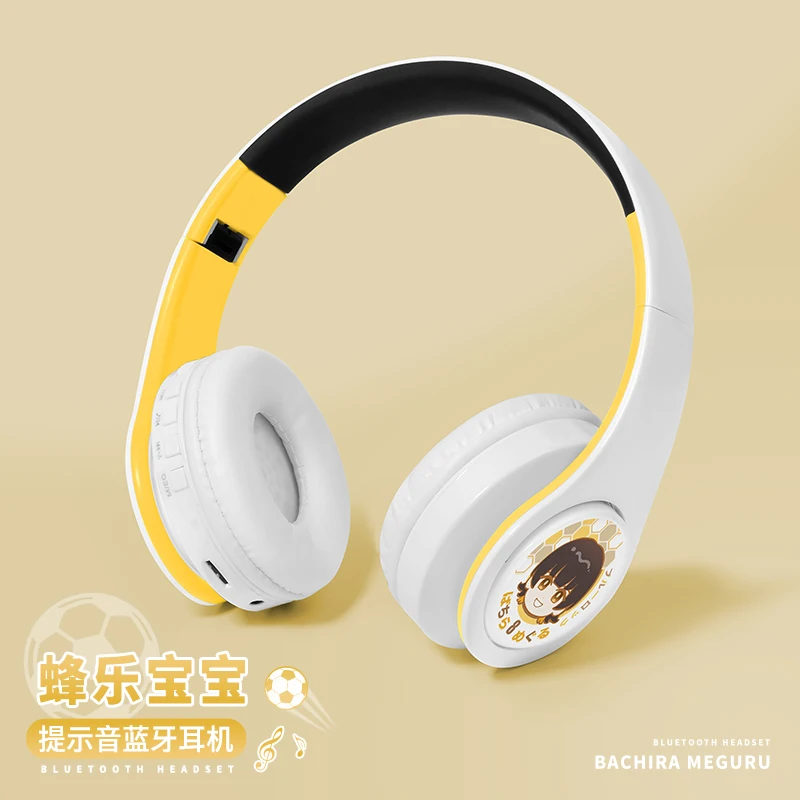 Anime BLUE LOCK Bachira Meguru Cosplay Over-ear Bluetooth Headset Cartoon Bluetooths Headphones Tru Wireless Earphone Xmas Gift