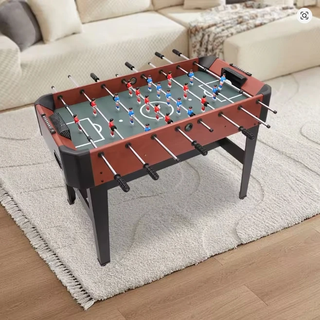 

Standard Size Mini Indoor Football Table-Professional Soccer Table Game for Home & Game Room Plastic Rods Counterbalanced Design