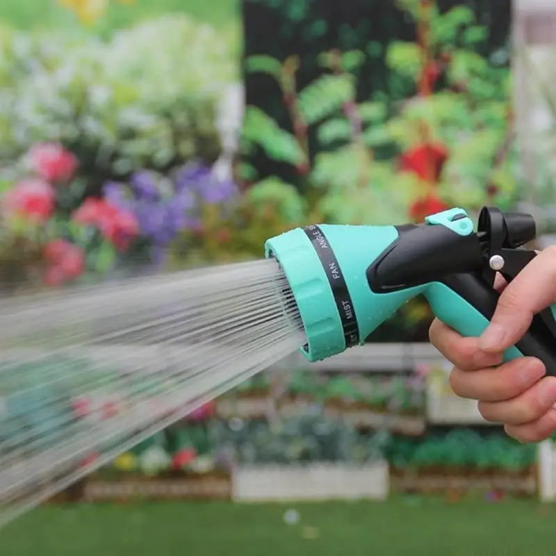 QX2E 10 In 1 Adjustable Water Nozzle For Plant Vehicle Deck Thumb Control