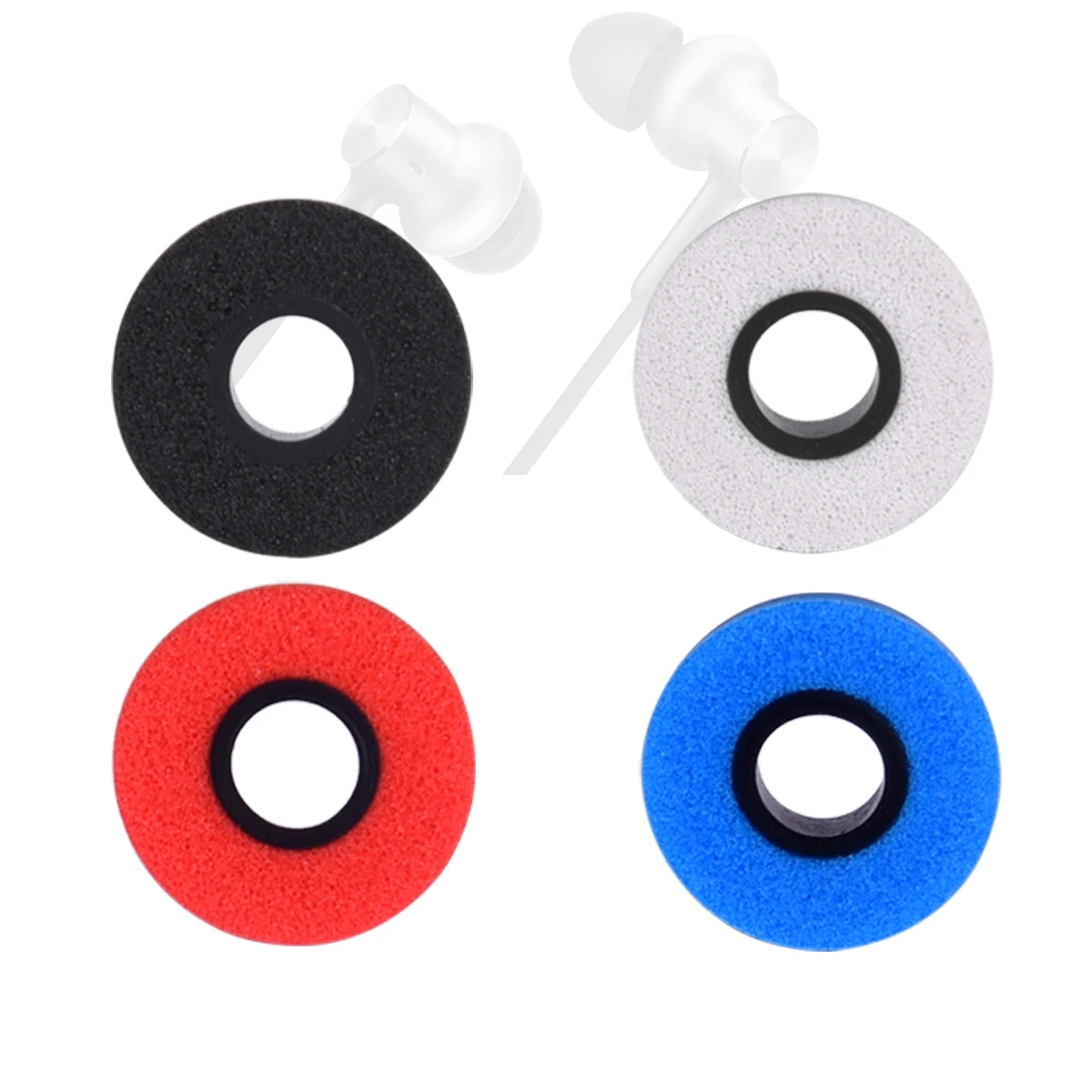 6Pcs Memory Form Ear Tips for Xiaomi Hybird Pro HD Earphone Tips In-Ear HiFi Noise Canceling Headset Eartips 4-5mm