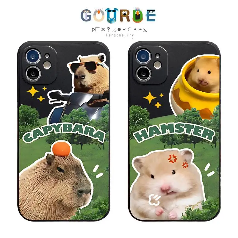 

Gourde Cute Animal patterns Phone Case for Iphone 16 15 14 12 13 11 Pro Max IP 7 8 Plus Iphon X XS XR Xs Max