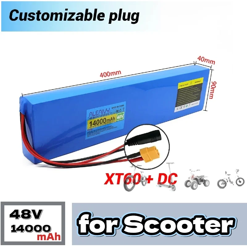 

High Capacity 13S4P 48V 15Ah Battery – Lithium-ion Replacement Spare for Kugoo M4/M4Pro/M5/M5Pro Scooter Long Range