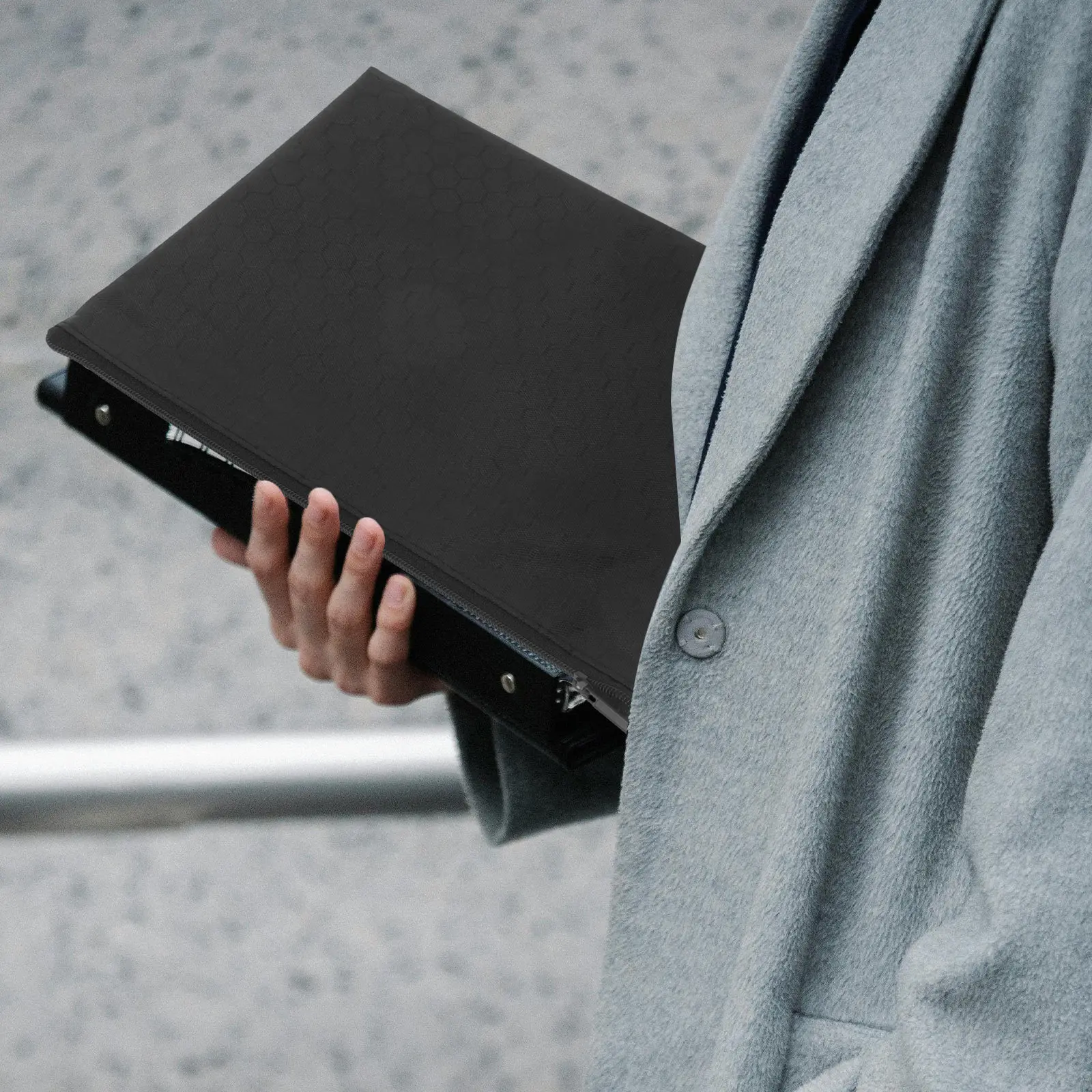 

Папка-файл на молнии из оксфордской ткани, сверхпрочная сумка для хранения документов, бумаг, ручек, ластиков, линеек, для школы и офиса, герметичная