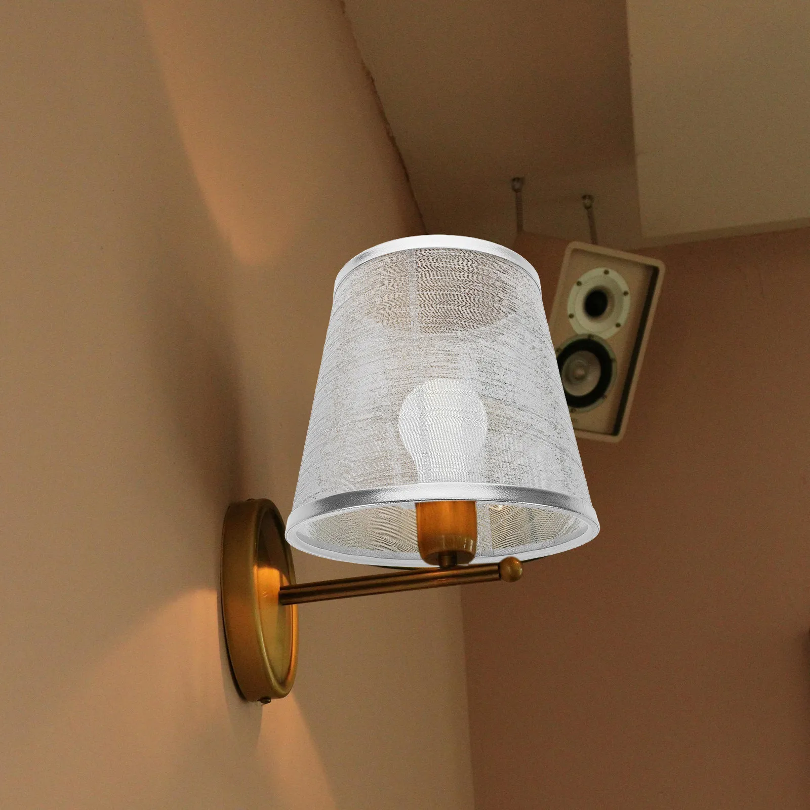 Lampshade Replacement Light Cover Ceiling Halloween Christmas New Year Bedside Lamp Shade Artistic Decoration Bedroom Lamp Small
