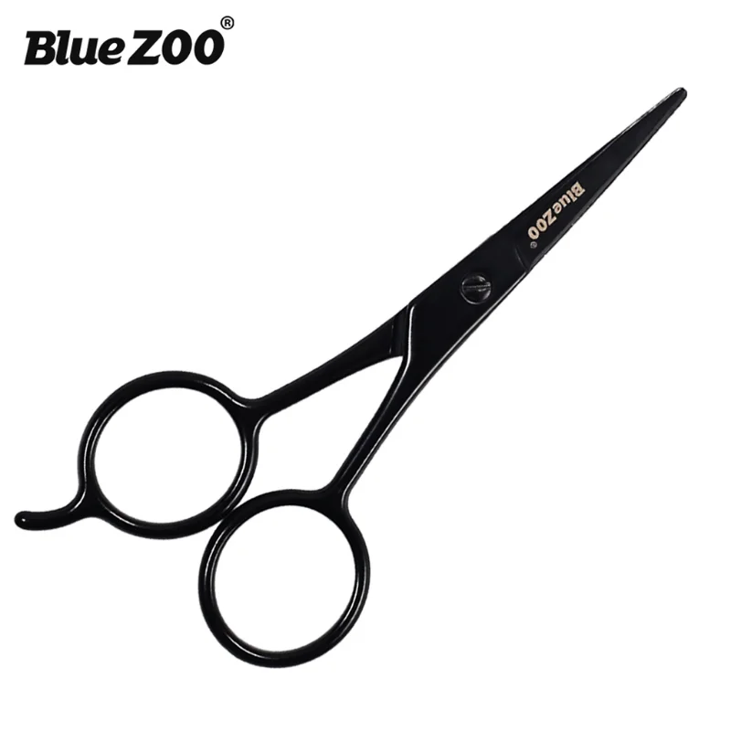 2022 13cm Hairdressing scissors Beard Eyebrow Stainless Steel Thumb barber Scissors Moustache Cutter Clipper Shaping Tools