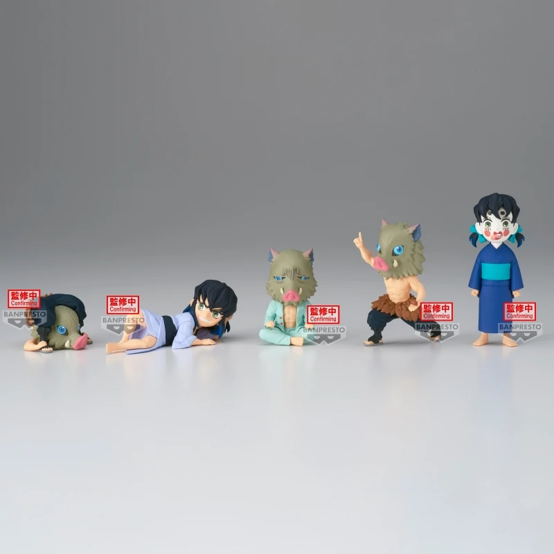 

Bandai Original 5pcs WCF Hashibira Inosuke Action Figure Demon Slayer Anime Toys For Kids Gift Collectible Model Ornaments