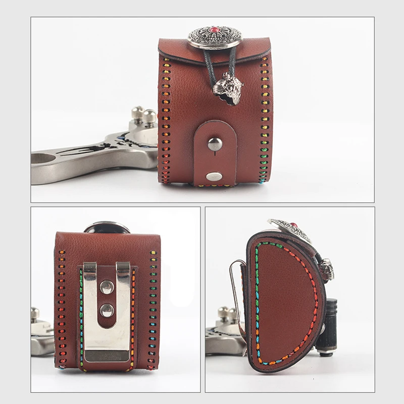 Buitensporten Jacht Katapult Tas Duurzaam Niet-vervormbaar Stalen kogelpakket PU Katapult Tas Het gemakkelijk mee te nemen