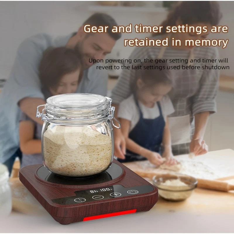 온도 조절식 가열 코스터 9단계 조절 가능 병 보온기 보온 도시락 미끄럼 방지 내열