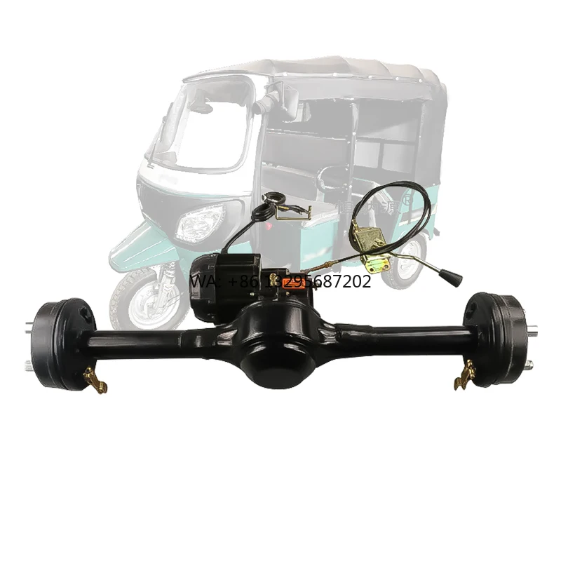 

800W 130cm Electric Tricycle with Shift Drive Rear Axle Brushless Motor Drum Brake High-Low Speed Propeller Shafts