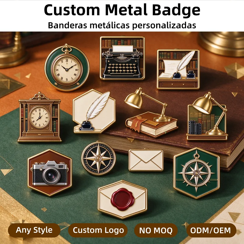 Custom Enamel Pins Hard Custom Logo Lapel Pin Enamel Pins Professional Customized Zinc Alloy 3D Gold-Plated Enamel Badges Gifts