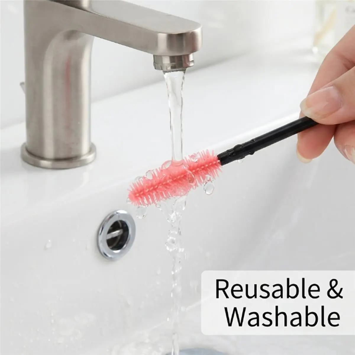 ABQX 20 Pcs Cranny Sewing Machine Cleaning Brushes, Reusable Silicone Dense Bristles Cleaning Brushes for Sewing Machine