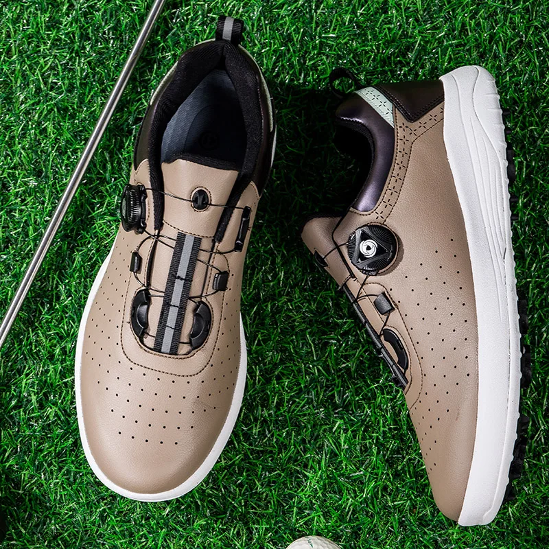 

2025 New Men's Golf Shoes Plus Size Sneakers Mens Designer Sneakers Mens Slip Resistant Golf Training Shoes