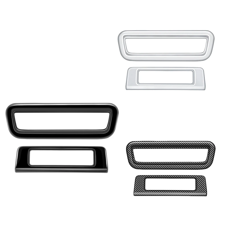 Auto Zilver Multifunctionele Knop Frame Voor Mazda CX-60 2022-2023 RHD Auto Accessoires