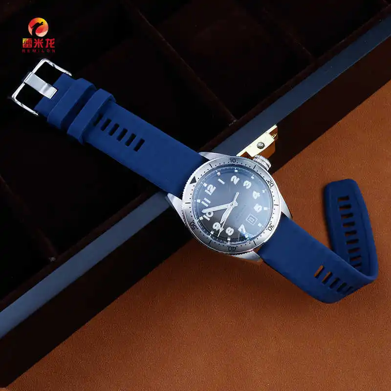 For TAG Heuer watches with Heuer legendary Autavia intelligent sports silicone quick release interface soft rubber men's strap - view 4