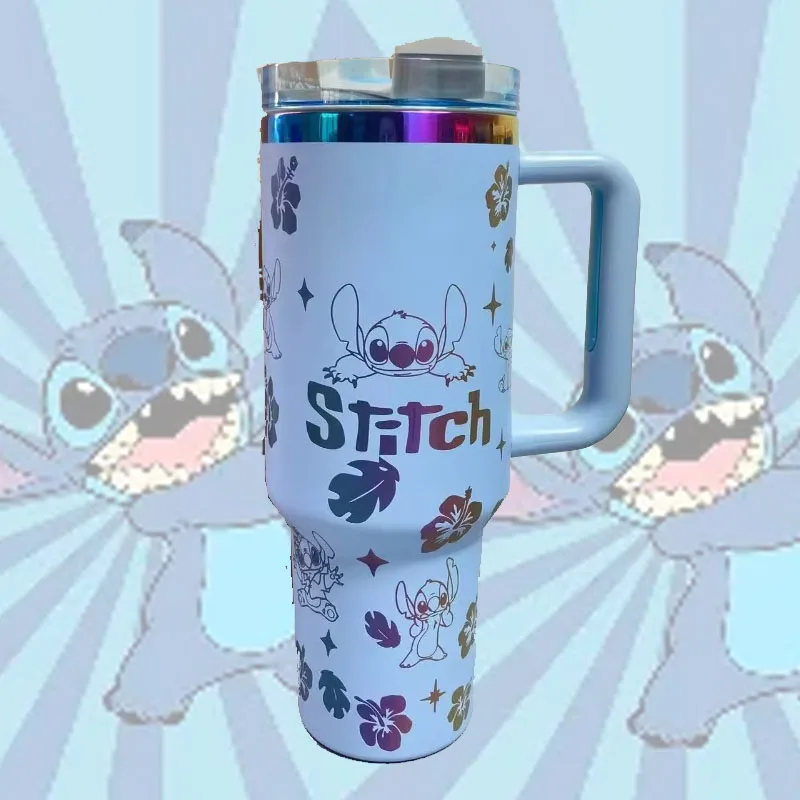 

Новая термокружка Disney Stitch из нержавеющей стали 304, вакуумная, для автомобиля, спорта, активного отдыха и путешествий